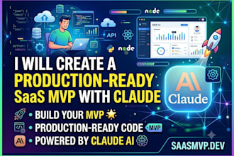 create a production ready saas mvp with claude
