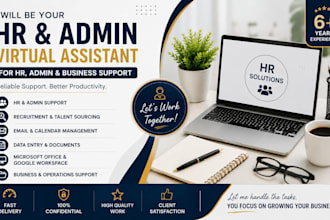 be your professional virtual assistant for HR and admin tasks