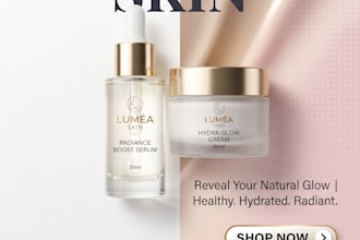 design professional product advertisement posters