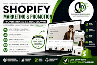 do shopify marketing, shopify promotion, ecommerce marketing