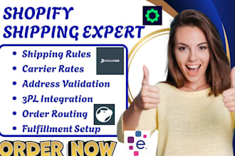 setup shopify shipping smart address validator ds hideship navlungo 3pl connect