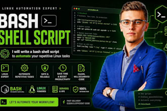 write a bash shell script to automate your repetitive linux tasks