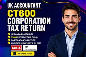 file UK company accounts and corporation tax return ct600