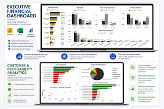 build executive financial dashboards in excel and power bi