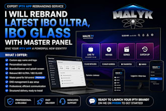 rebrand latest ibo glass, ibo ultra with master panel