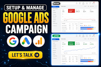 setup, optimize, and manage google ads adwords ppc campaigns to get leads, sales