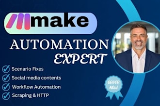 build, fix, and optimize makecom automation workflows
