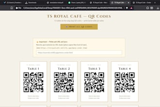 create a professional restaurant website with online menu