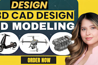 design 3d product modeling  for 3d printing ,3d rendering and manufacturing stl