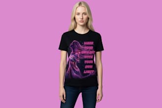 design custom typography tshirts