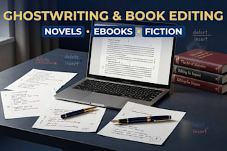 ghostwrite and proofread your novel fictional short stories edit novel and ebook