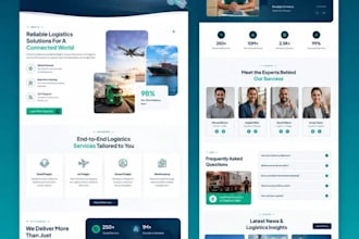 develop transportation management website, logistics, fleet, booking platform