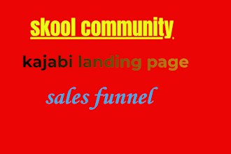 online course promotion , kajabi sales funnel