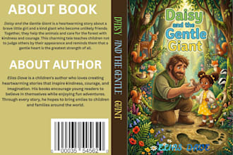 design a captivating children story book cover for your kids book