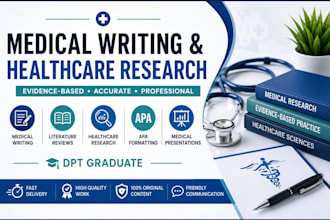 write professional medical and healthcare content