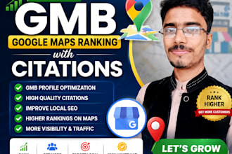 improve gmb google maps ranking with citations