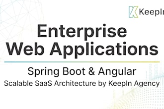 build an enterprise web application with spring boot and angular