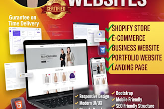 build a professional shopify dropshipping websites