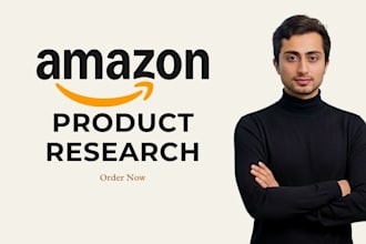 do amazon product research, keyword and supplier research