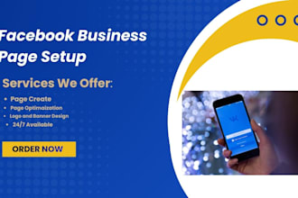 create and set up a professional facebook business page