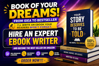ebook ghostwriter, KDP book writer, ghost book writer, non fiction ghostwriter