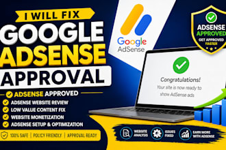 fix google adsense approval, adsense website and website monetization