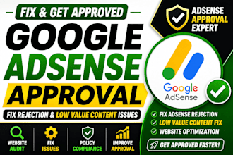 fix google adsense rejection and low value content for approval