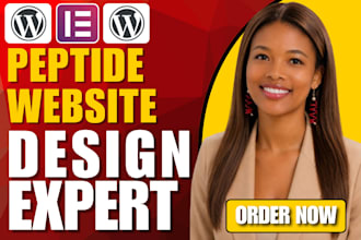 build peptide website, peptide store, fda complitant, peptide wordpress website