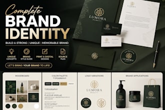 craft a complete visual direction for your brand