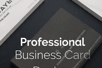 design modern business card and stationery