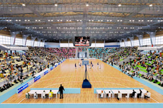 design indoor basketball court, sports arena, gymnasium, indoor stadium design