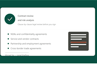 review and analyze your business contract for legal risks