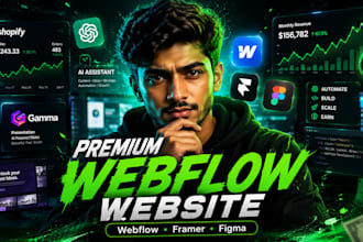 design a webflow website for your business, figma to webflow expert