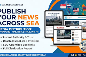 handle PR distribution in singapore, malaysia, and thailand