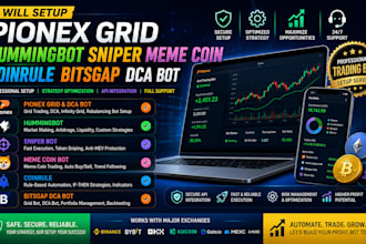 setup pionex grid humming sniper meme coin ethereum coinrule bitsgap dca bot