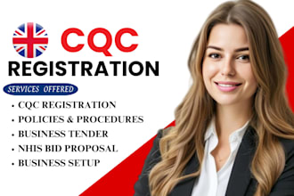 do cqc registration, uk business tender, policies, and nhs bid proposal