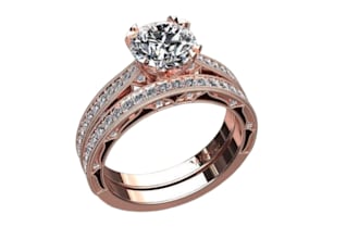 create 3d jewelry cad design, custom jewelry model, 3d printing and rendering