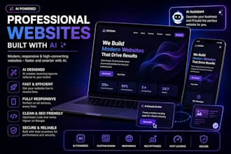be your professional ai website maker