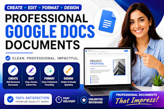 create, edit, format, and design google docs documents