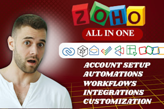 zoho CRM zoho one zoho books zoho forms zoho campaigns salesiq zoho desk sites