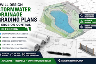 design stormwater drainage grading plans and erosion control in florida