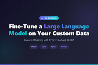 fine tune a large language model on your custom data