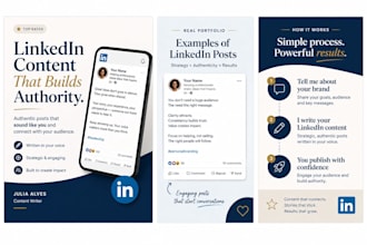 help you build authority on linkedin with authentic content
