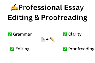 proofread, edit and improve your essay