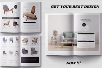 design airbnb interior retail furniture product catalog, line sheet, brochure