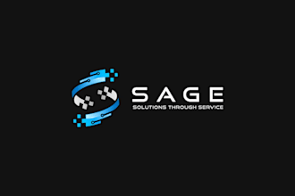 design a futuristic tech logo for startups and businesses