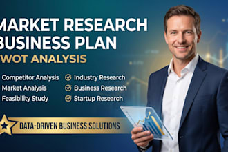 conduct market research competitor analysis swot business plan feasibility study