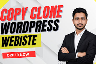 design, redesign, and clone wordpress websites with elementor pro