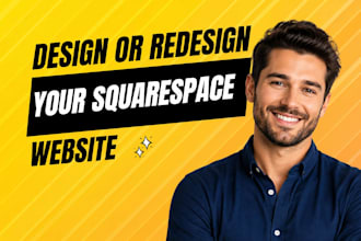 develop and design a squarespace website