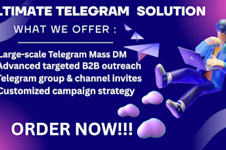 do telegram mass dm, bulk messages, targeted crypto leads, telegram invites